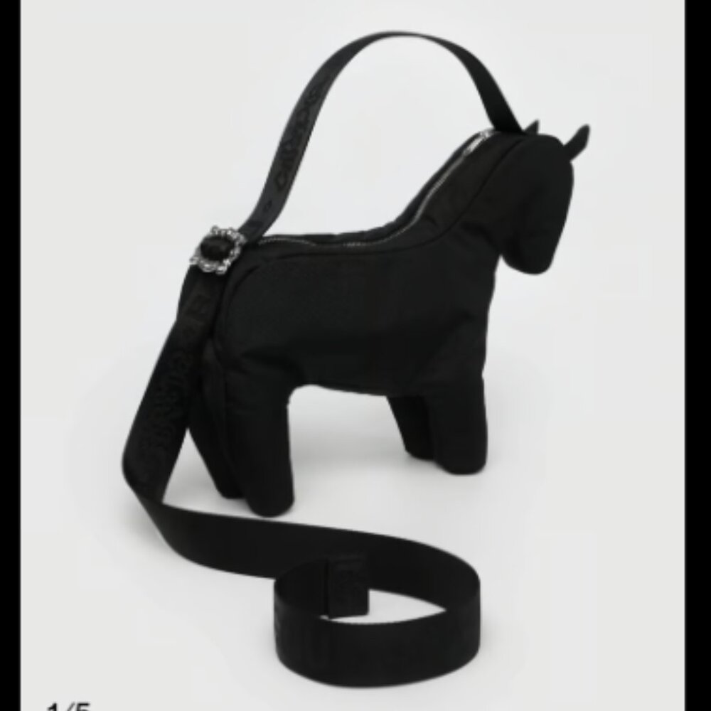 (Sold) Baggu Collina Strada Horse Bag - Black NWT